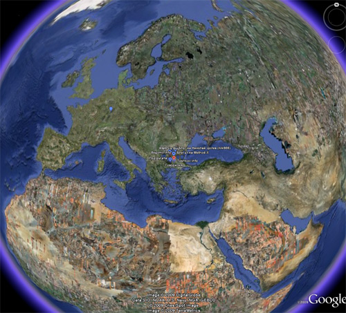 Карта на българските блогове в Google Earth карта български блогове google earth