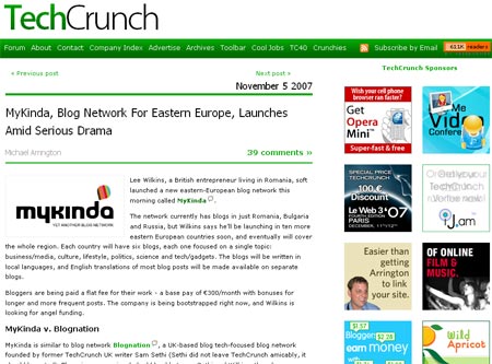 MyKinda Techcrunch